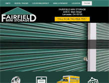 Tablet Screenshot of ffministorage.com